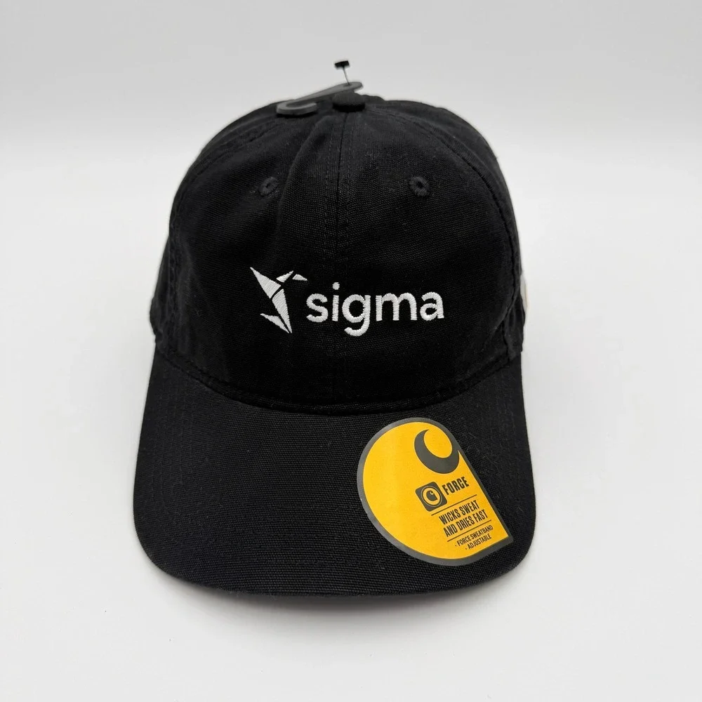 Carhartt Hat Mens OS Black Sigma Force Canvas Cap Tech Workwear AH3938-M NEW